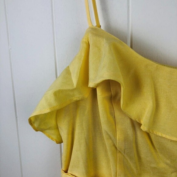 BCBGeneration Womens Belted Ruffle Mini Dress Size 16 - Picture 5 of 11